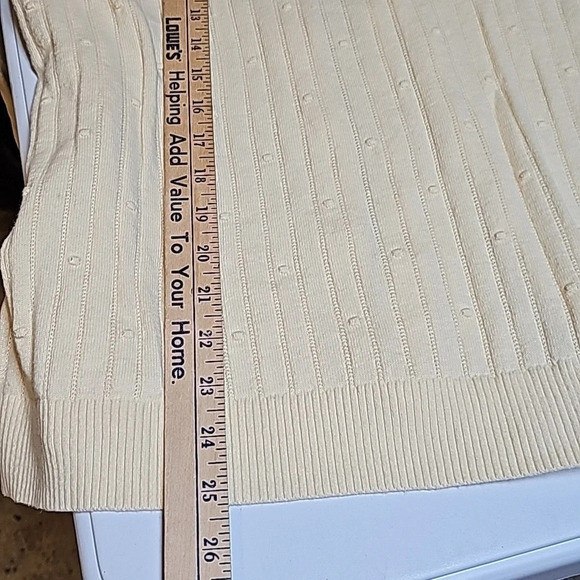 CJ Banks Cardigan Sz 1X Soft Yellow - Picture 7 of 10